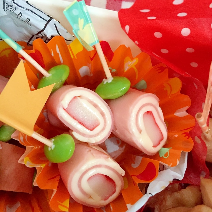 お弁当 ハムチーズカニカマ巻き レシピ 作り方 By Thank You Good Bye 楽天レシピ